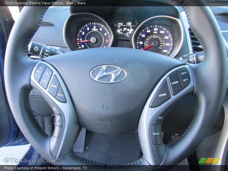 Blue / Black 2016 Hyundai Elantra Value Edition