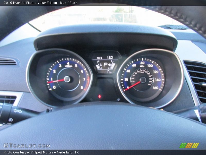 Blue / Black 2016 Hyundai Elantra Value Edition