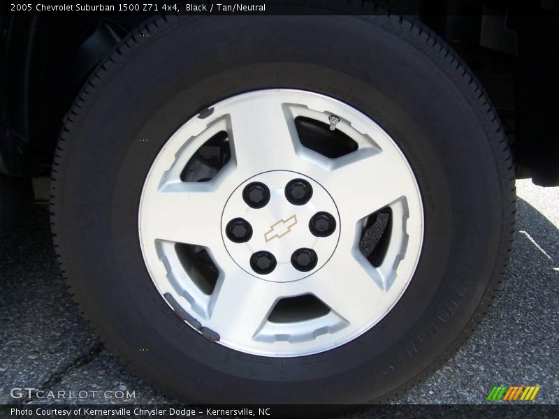 Black / Tan/Neutral 2005 Chevrolet Suburban 1500 Z71 4x4