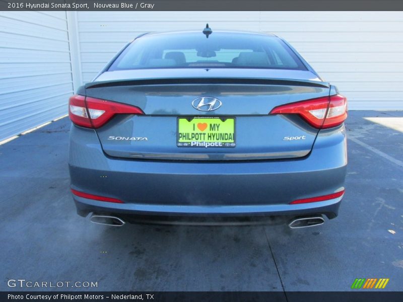 Nouveau Blue / Gray 2016 Hyundai Sonata Sport