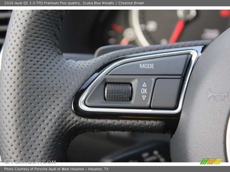 Scuba Blue Metallic / Chestnut Brown 2016 Audi Q5 3.0 TFSI Premium Plus quattro