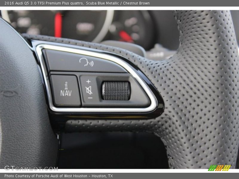 Scuba Blue Metallic / Chestnut Brown 2016 Audi Q5 3.0 TFSI Premium Plus quattro