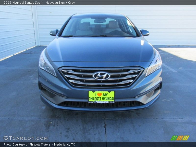 Nouveau Blue / Gray 2016 Hyundai Sonata Sport