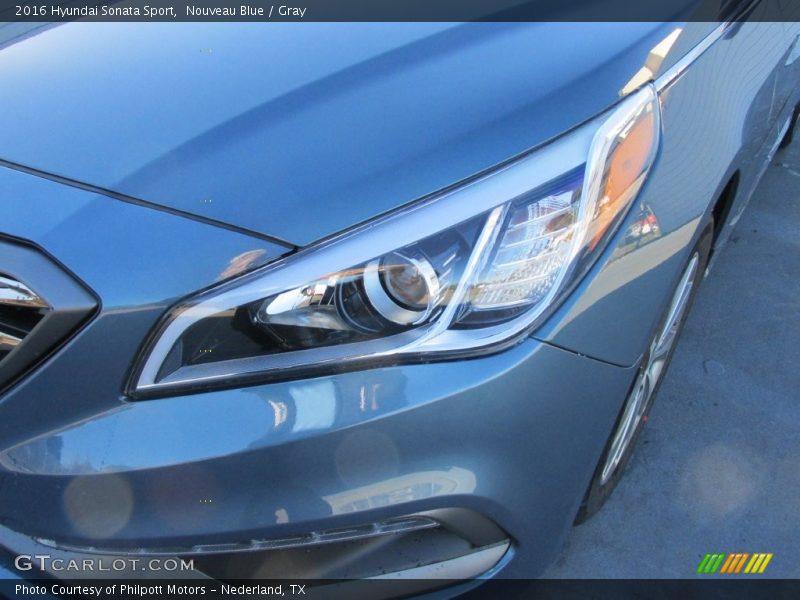 Nouveau Blue / Gray 2016 Hyundai Sonata Sport