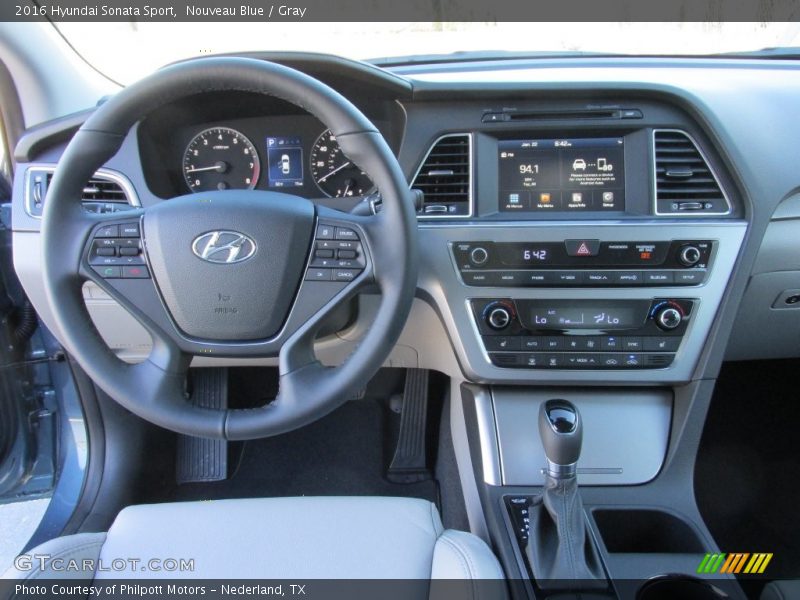 Nouveau Blue / Gray 2016 Hyundai Sonata Sport