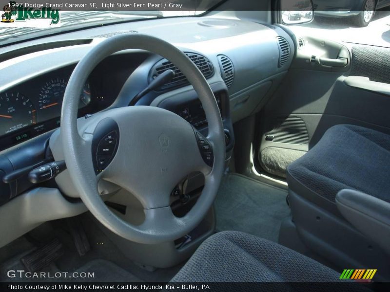 Light Silver Fern Pearl / Gray 1997 Dodge Grand Caravan SE