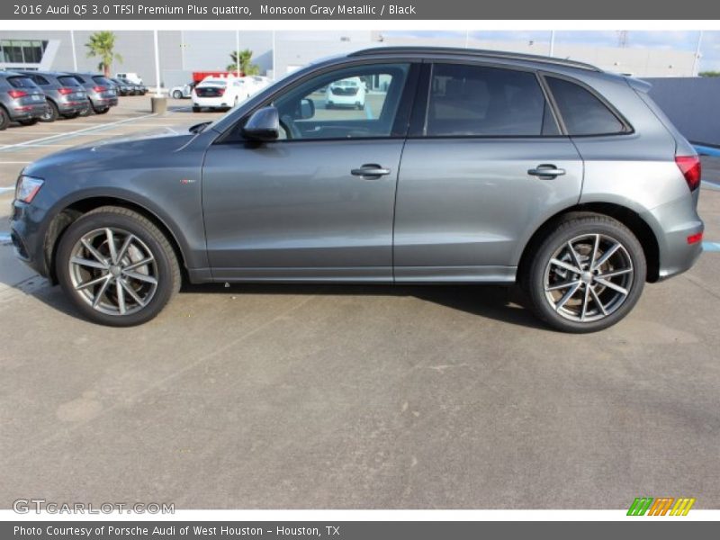 Monsoon Gray Metallic / Black 2016 Audi Q5 3.0 TFSI Premium Plus quattro