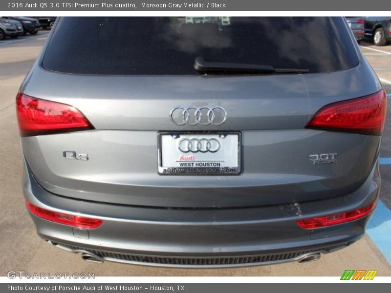 Monsoon Gray Metallic / Black 2016 Audi Q5 3.0 TFSI Premium Plus quattro
