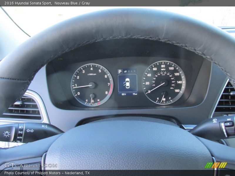 Nouveau Blue / Gray 2016 Hyundai Sonata Sport