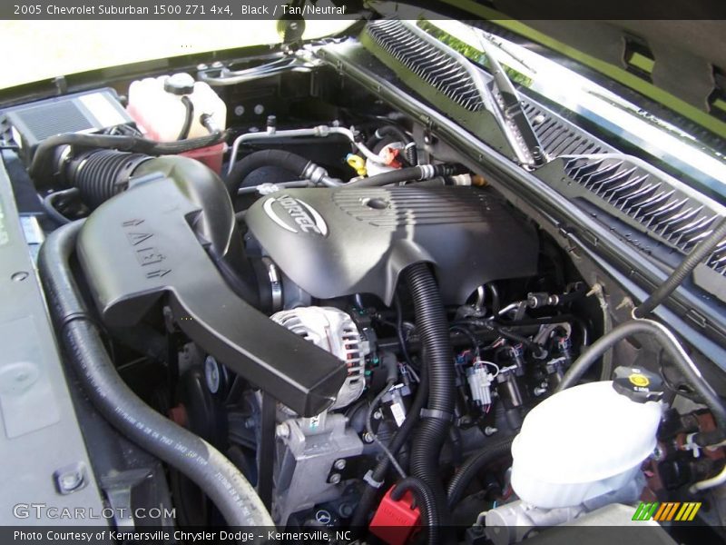 Black / Tan/Neutral 2005 Chevrolet Suburban 1500 Z71 4x4