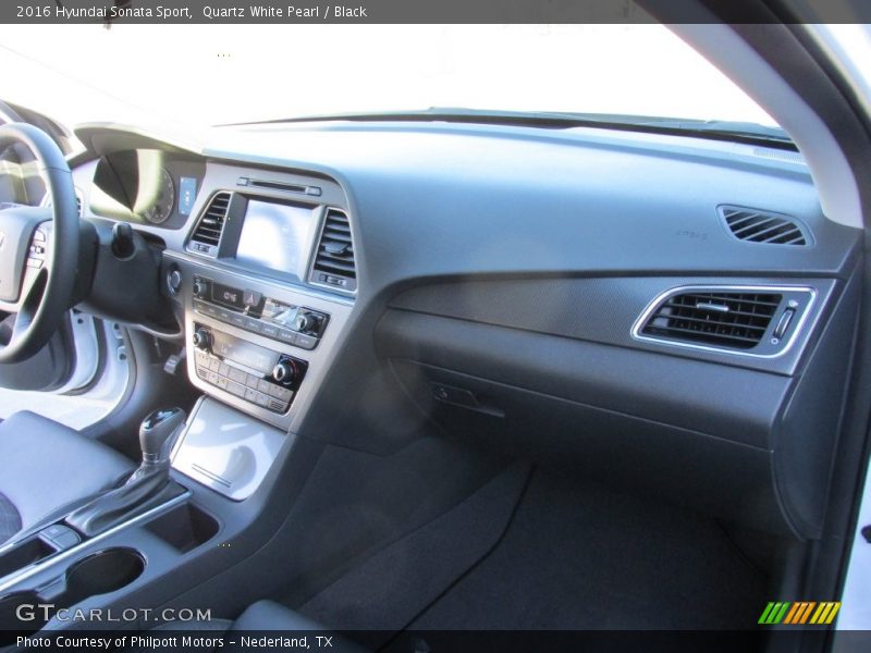 Quartz White Pearl / Black 2016 Hyundai Sonata Sport