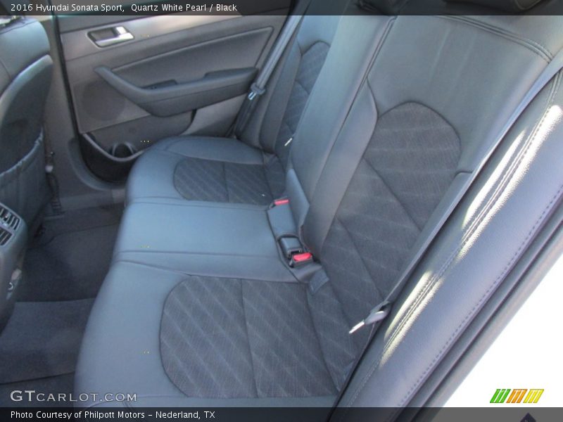 Quartz White Pearl / Black 2016 Hyundai Sonata Sport