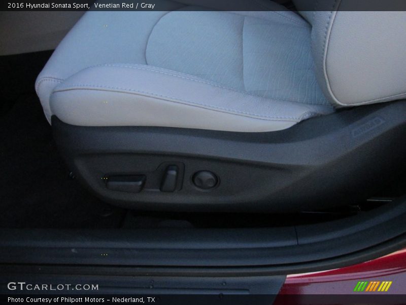 Venetian Red / Gray 2016 Hyundai Sonata Sport