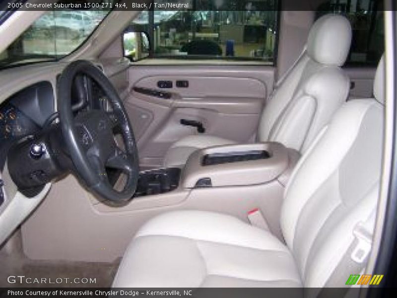 Black / Tan/Neutral 2005 Chevrolet Suburban 1500 Z71 4x4