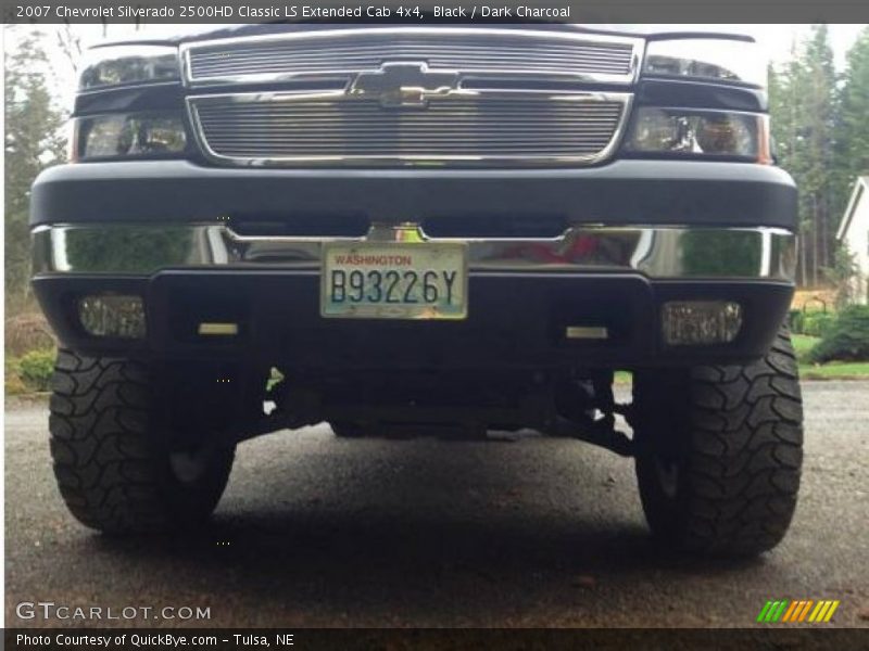 Black / Dark Charcoal 2007 Chevrolet Silverado 2500HD Classic LS Extended Cab 4x4