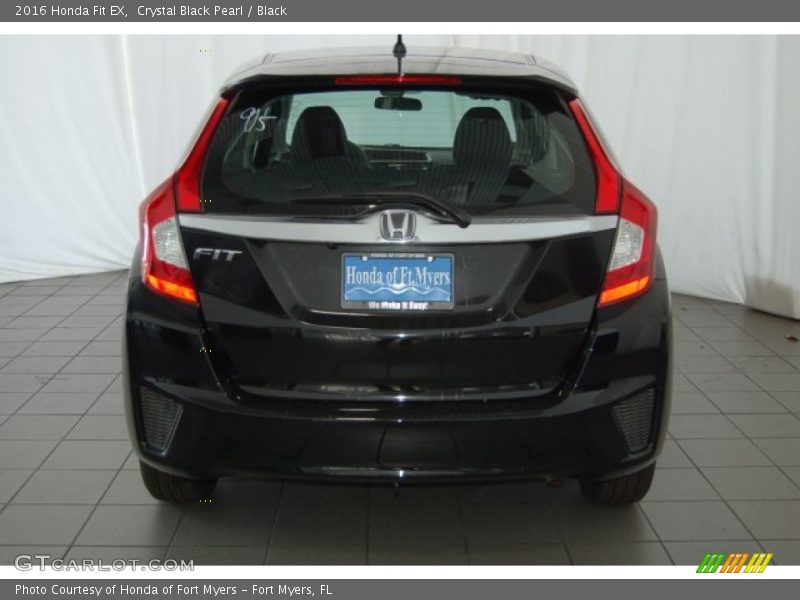 Crystal Black Pearl / Black 2016 Honda Fit EX