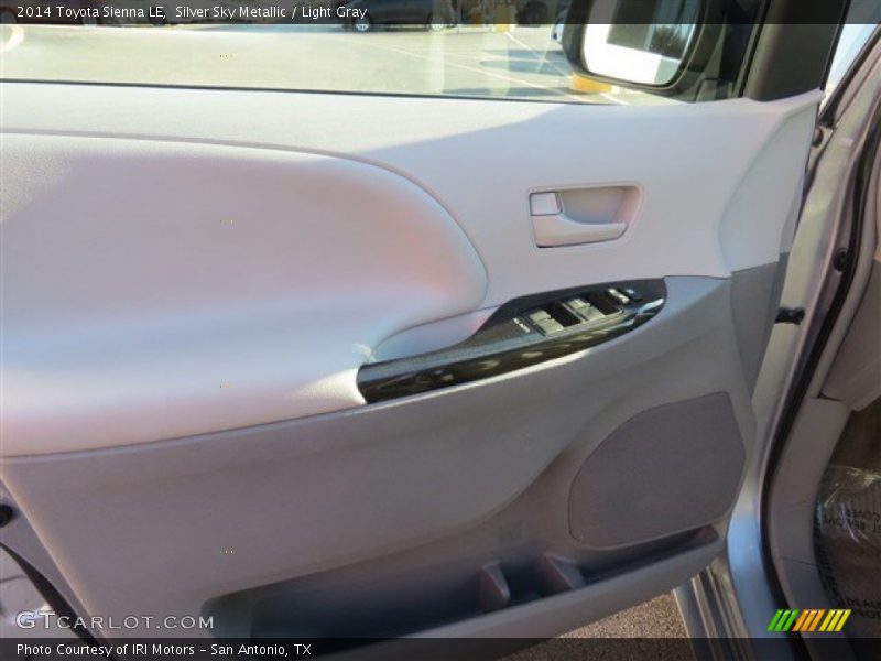 Silver Sky Metallic / Light Gray 2014 Toyota Sienna LE