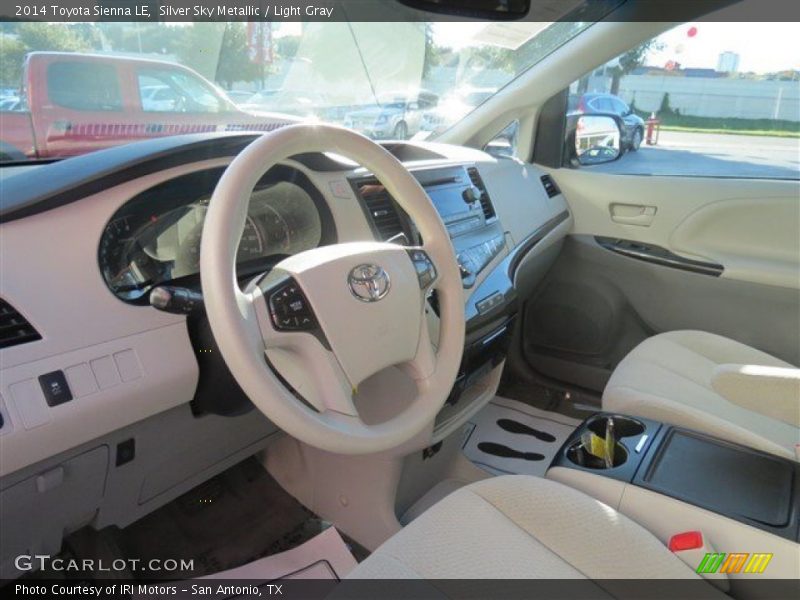 Silver Sky Metallic / Light Gray 2014 Toyota Sienna LE