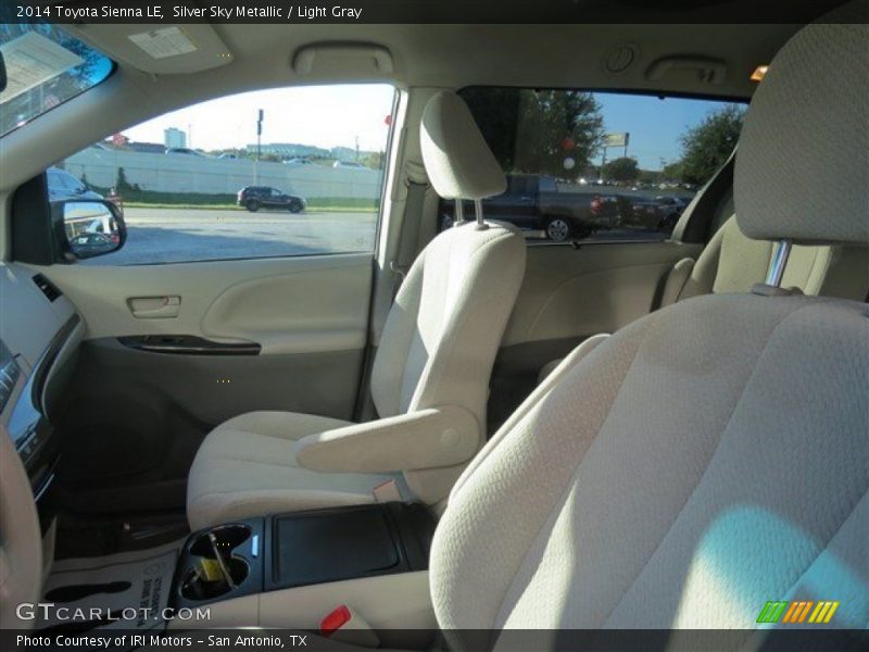 Silver Sky Metallic / Light Gray 2014 Toyota Sienna LE