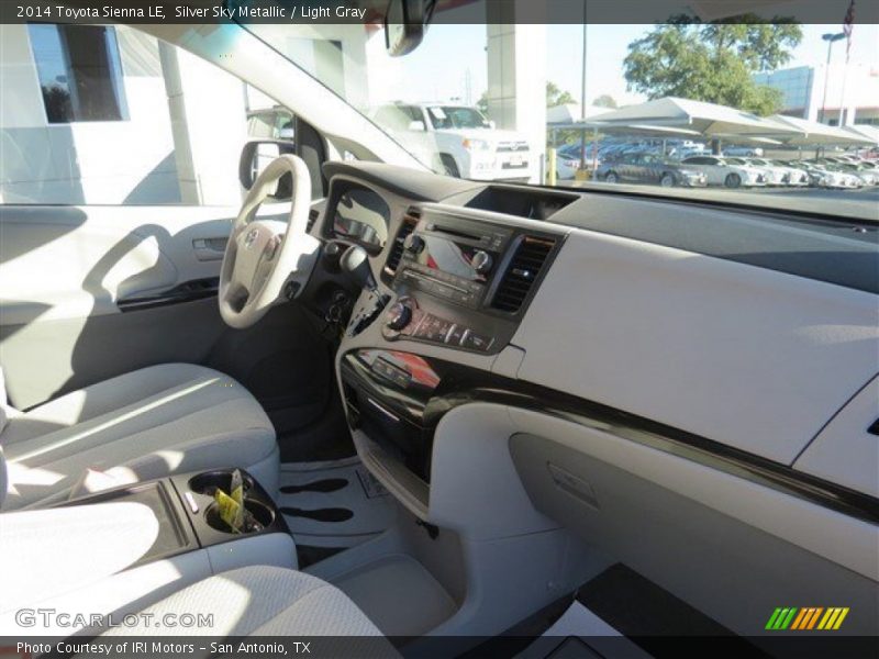 Silver Sky Metallic / Light Gray 2014 Toyota Sienna LE