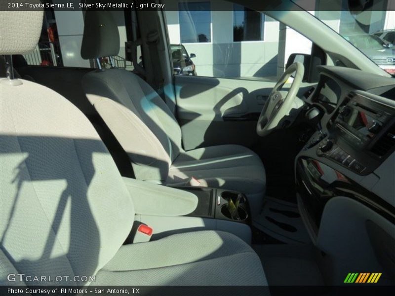 Silver Sky Metallic / Light Gray 2014 Toyota Sienna LE