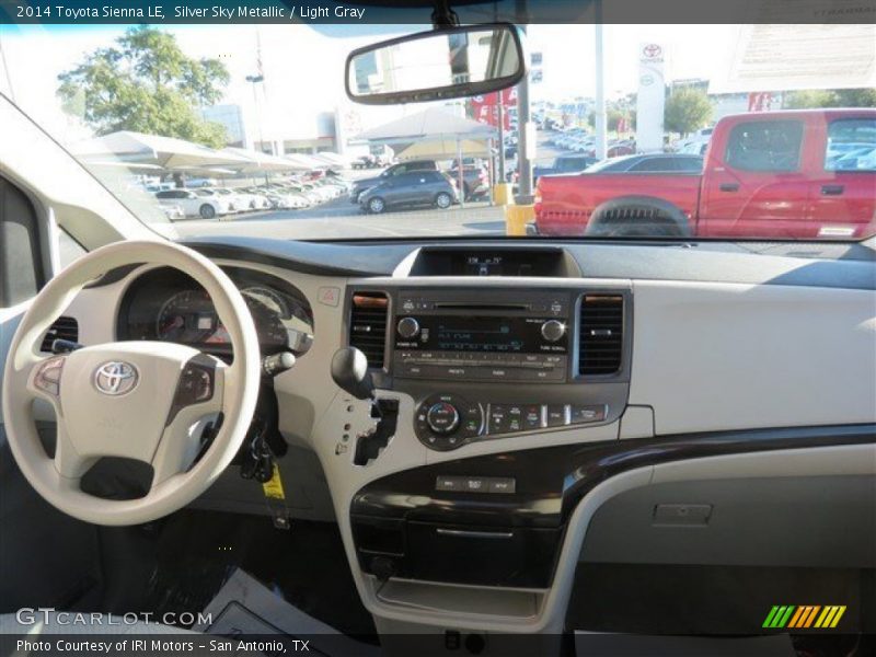 Silver Sky Metallic / Light Gray 2014 Toyota Sienna LE