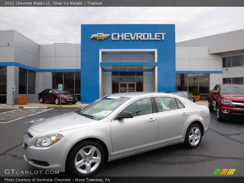 Silver Ice Metallic / Titanium 2012 Chevrolet Malibu LS