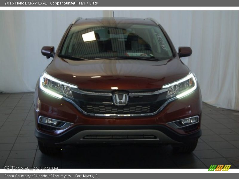 Copper Sunset Pearl / Black 2016 Honda CR-V EX-L