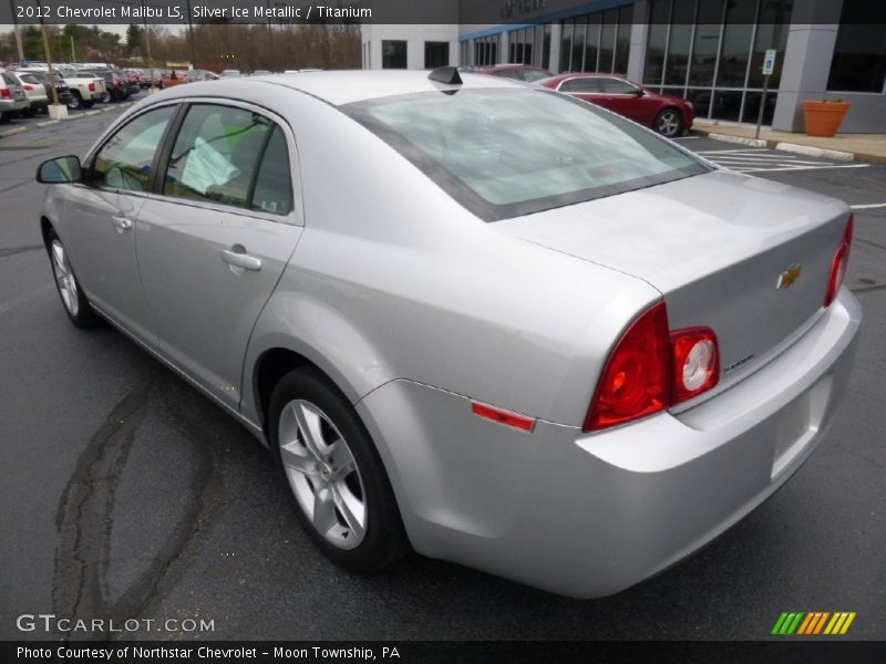 Silver Ice Metallic / Titanium 2012 Chevrolet Malibu LS