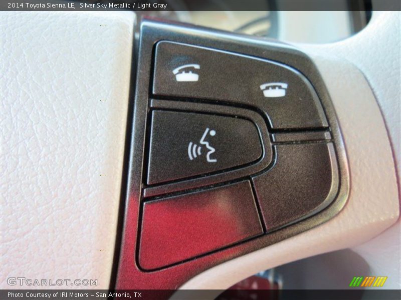 Silver Sky Metallic / Light Gray 2014 Toyota Sienna LE