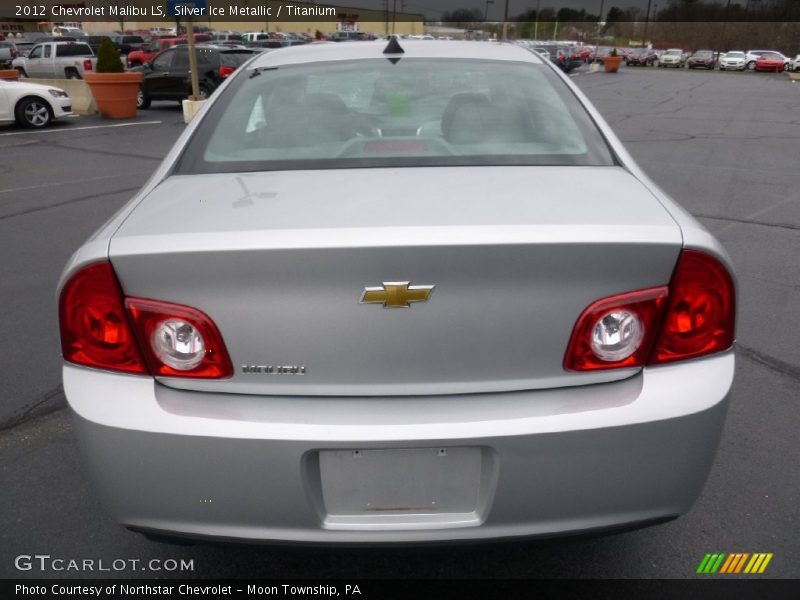 Silver Ice Metallic / Titanium 2012 Chevrolet Malibu LS