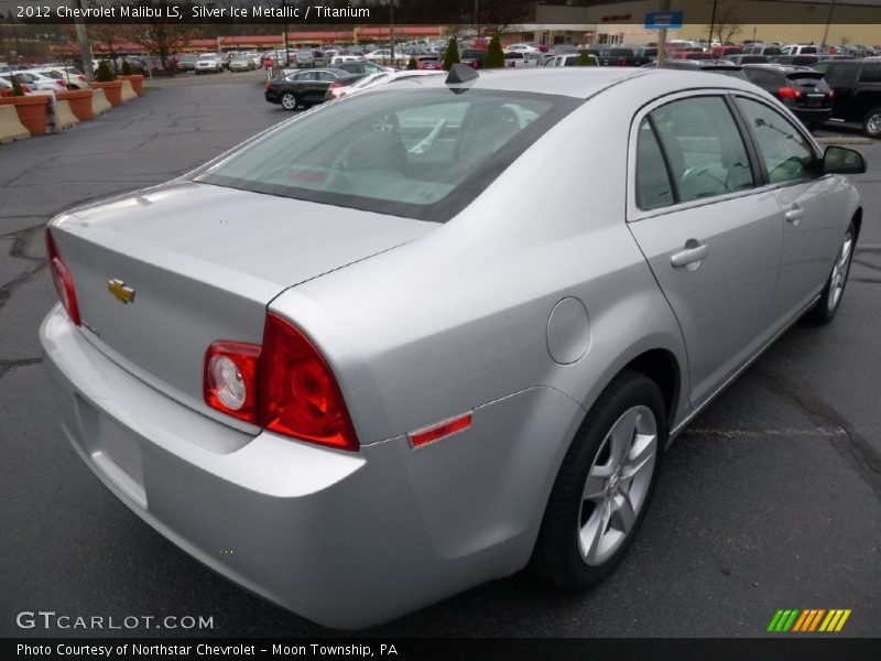 Silver Ice Metallic / Titanium 2012 Chevrolet Malibu LS