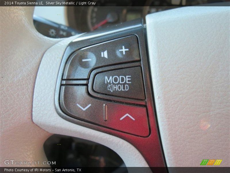 Silver Sky Metallic / Light Gray 2014 Toyota Sienna LE