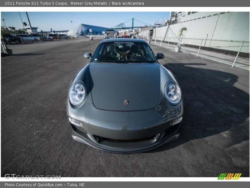 Meteor Grey Metallic / Black w/Alcantara 2011 Porsche 911 Turbo S Coupe
