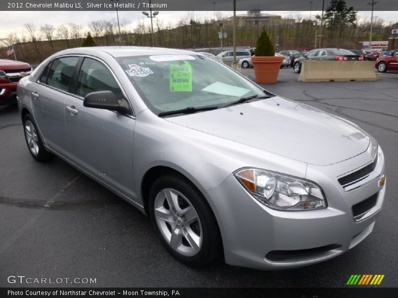 Silver Ice Metallic / Titanium 2012 Chevrolet Malibu LS