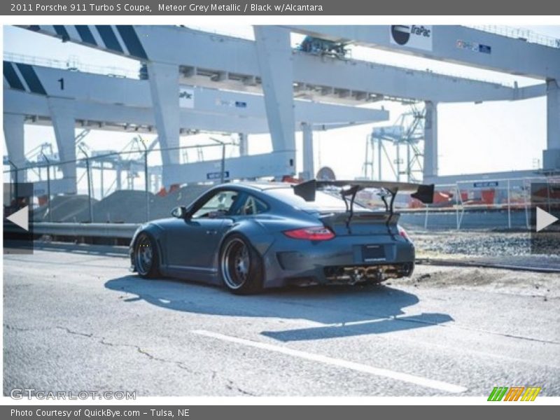 Meteor Grey Metallic / Black w/Alcantara 2011 Porsche 911 Turbo S Coupe