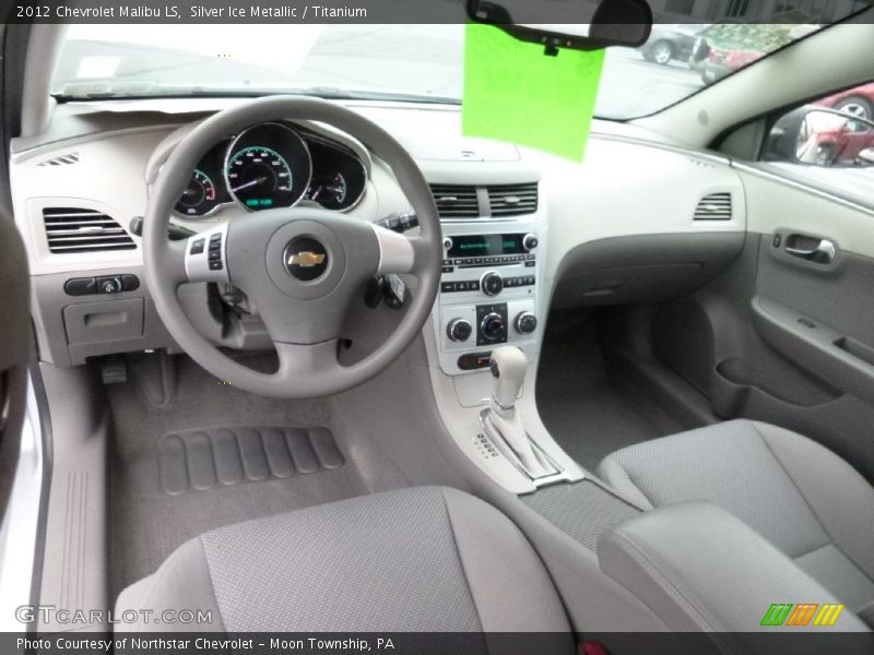 Silver Ice Metallic / Titanium 2012 Chevrolet Malibu LS