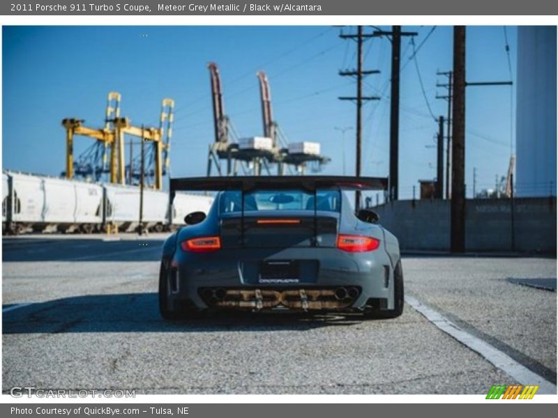 Meteor Grey Metallic / Black w/Alcantara 2011 Porsche 911 Turbo S Coupe