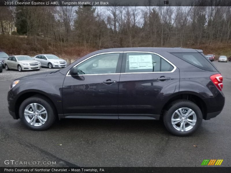 Tungsten Metallic / Jet Black 2016 Chevrolet Equinox LS AWD