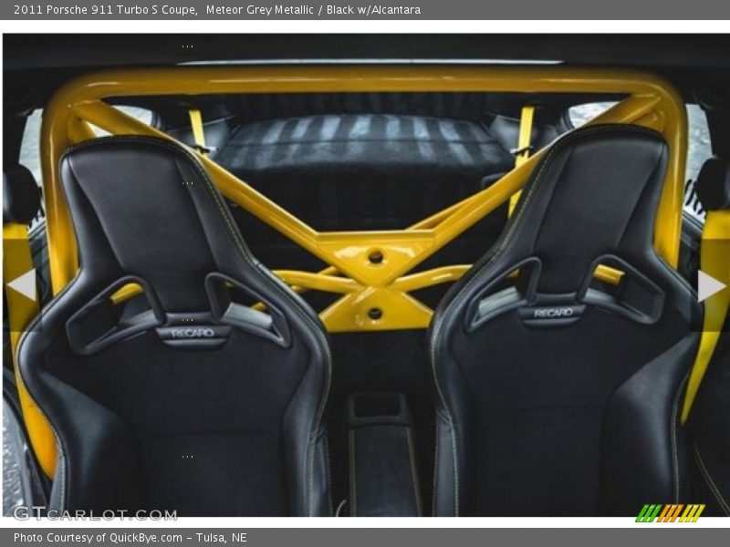 Meteor Grey Metallic / Black w/Alcantara 2011 Porsche 911 Turbo S Coupe