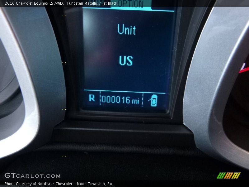 Tungsten Metallic / Jet Black 2016 Chevrolet Equinox LS AWD