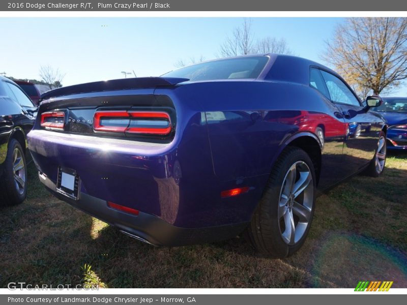 Plum Crazy Pearl / Black 2016 Dodge Challenger R/T