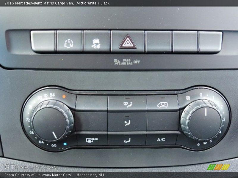 Controls of 2016 Metris Cargo Van