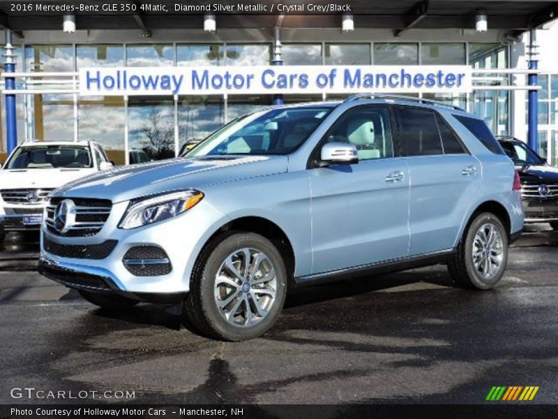 Diamond Silver Metallic / Crystal Grey/Black 2016 Mercedes-Benz GLE 350 4Matic