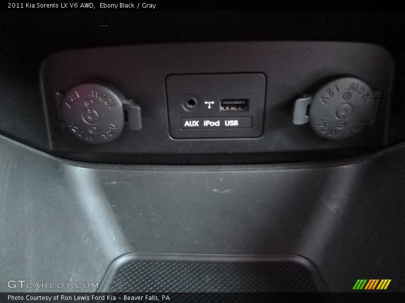 Ebony Black / Gray 2011 Kia Sorento LX V6 AWD