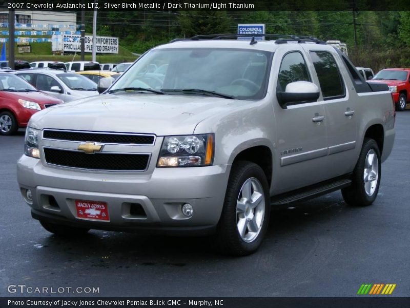 Silver Birch Metallic / Dark Titanium/Light Titanium 2007 Chevrolet Avalanche LTZ