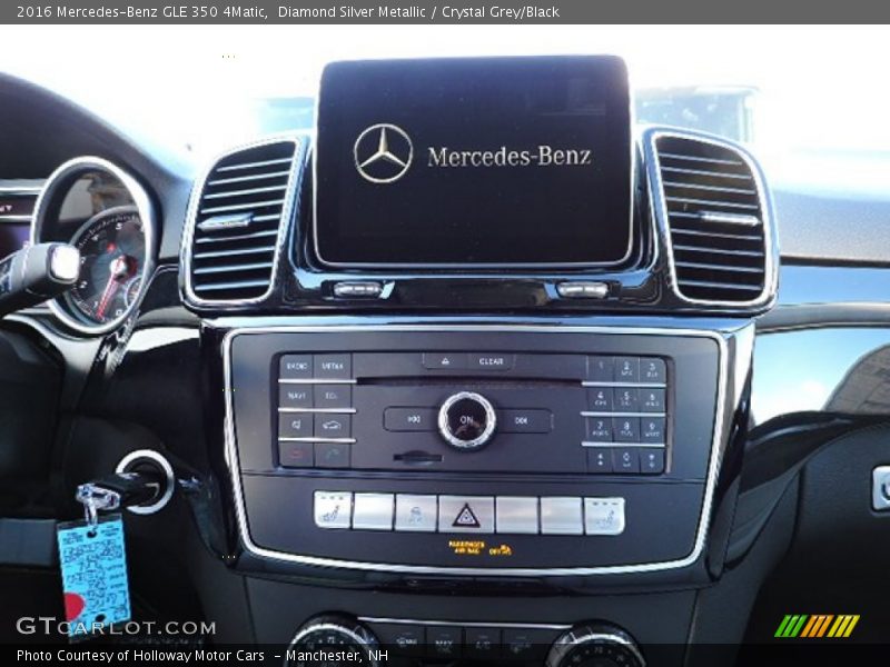 Diamond Silver Metallic / Crystal Grey/Black 2016 Mercedes-Benz GLE 350 4Matic