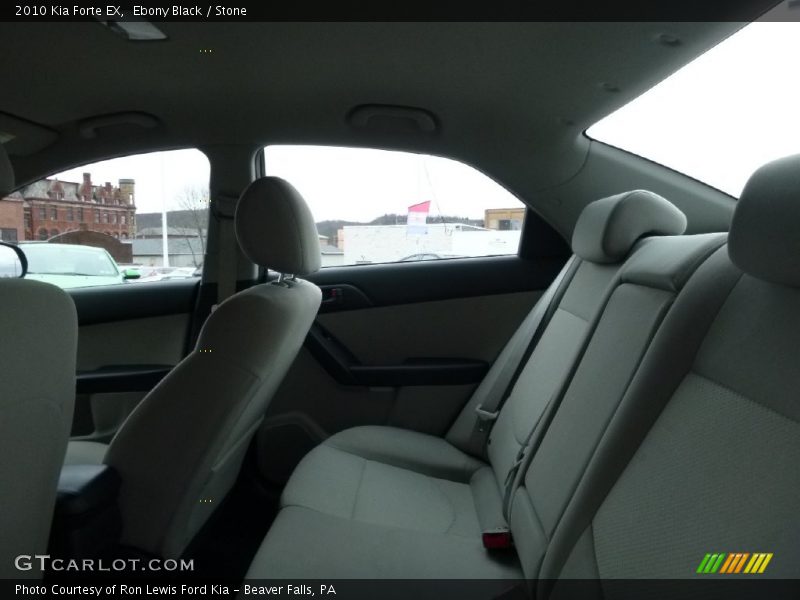 Ebony Black / Stone 2010 Kia Forte EX