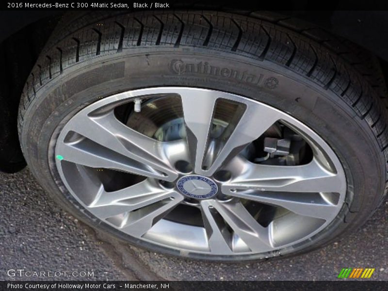 Black / Black 2016 Mercedes-Benz C 300 4Matic Sedan