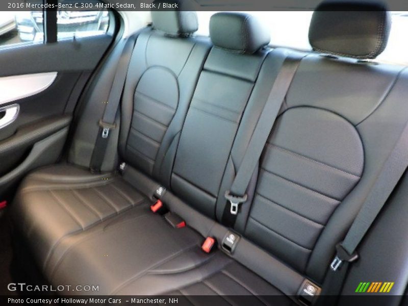 Black / Black 2016 Mercedes-Benz C 300 4Matic Sedan